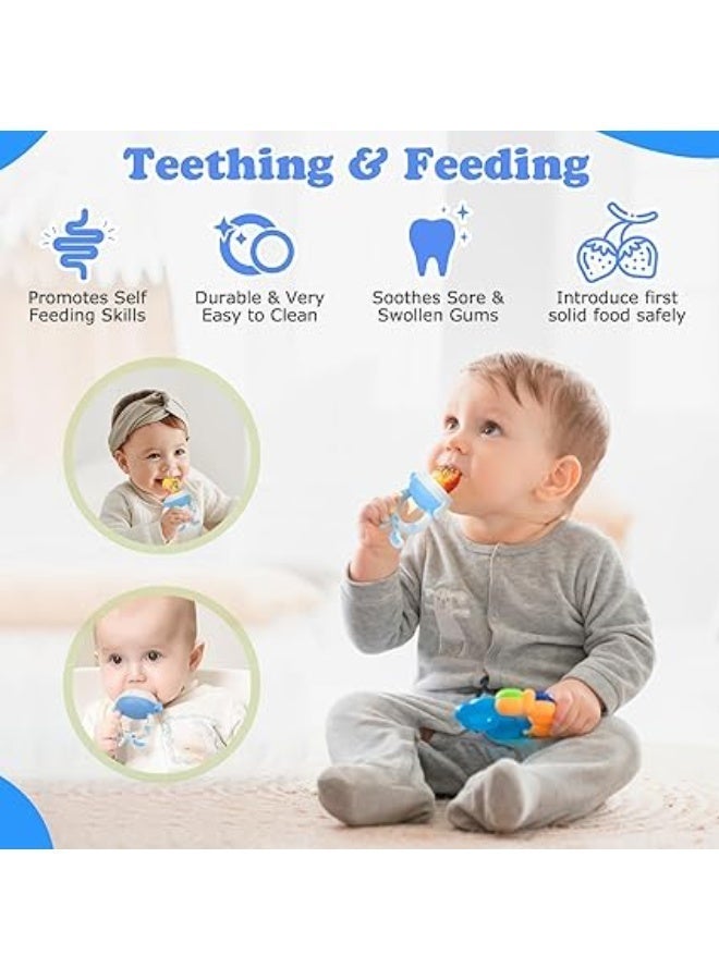 Chicco Baby Fruit Food Feeder Pacifier - Fresh Food Feeder, Infant Fruit Teething Teether Toy for 3-24 Months - Image 3